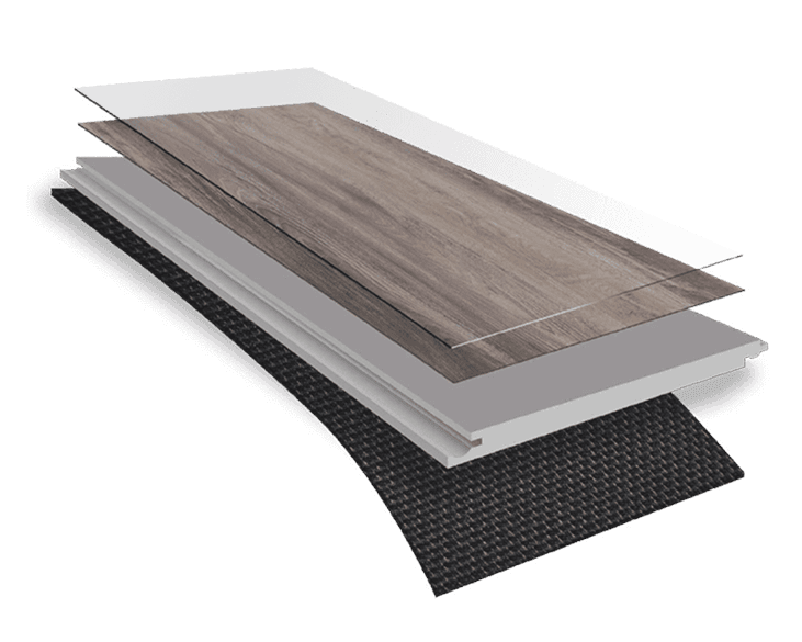 SPC Flooring Layers